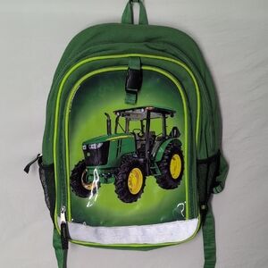 Green Tractor Kids Backpack